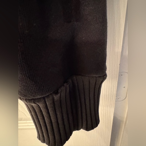 Cotton Citizen Women’s Grey Black Crop Top Hoodie Size Small - Picture 5 of 9